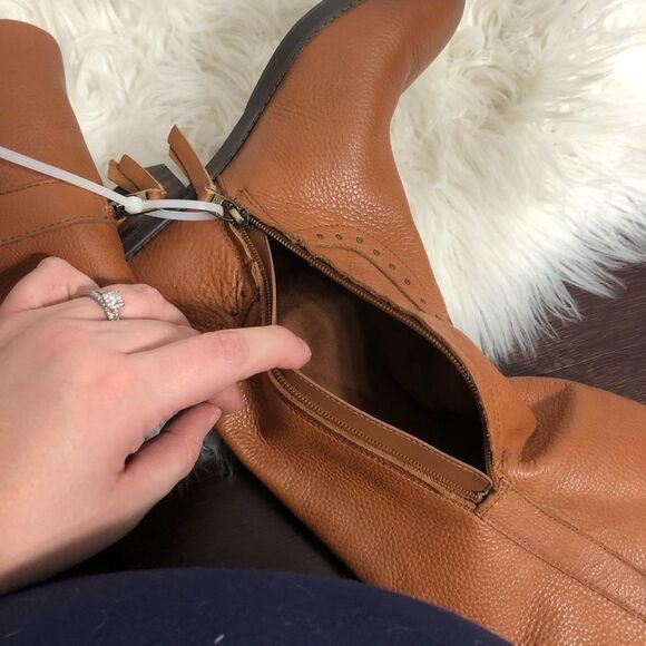 Sam Edelman NWOT prina brown leather riding boots - Picture 12 of 14